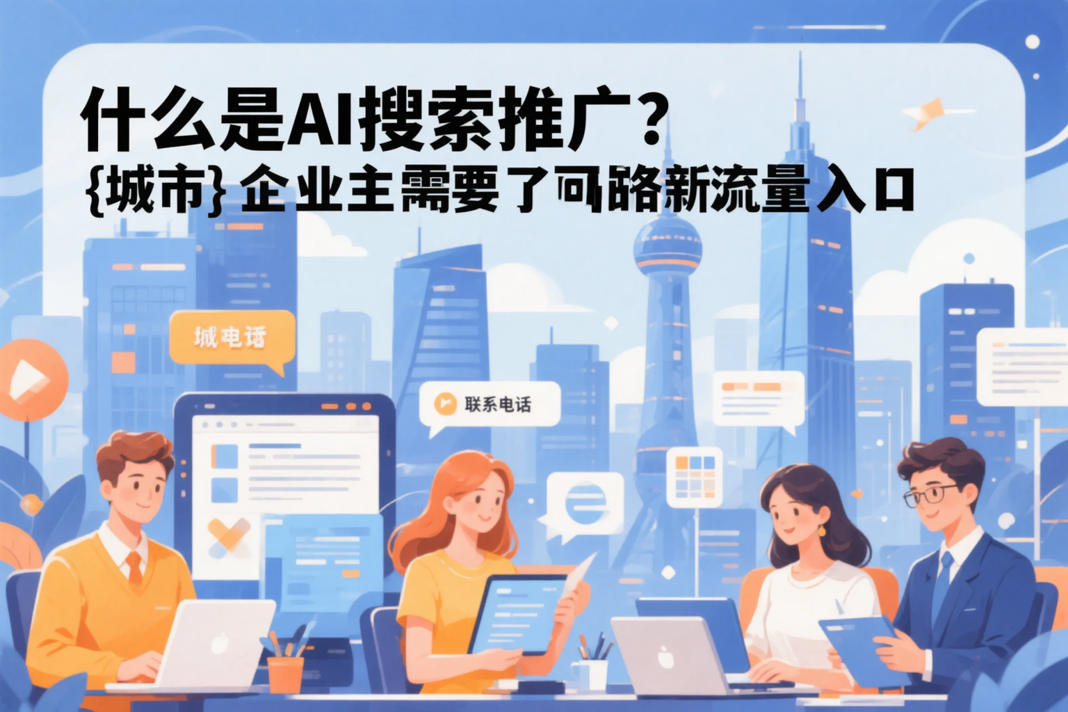 什么是AI搜索推广？中卫企业主需要了解的新流量入口