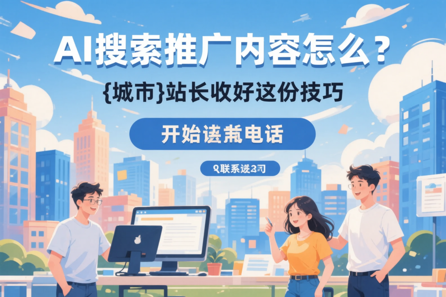 AI搜索推广内容怎么写？中卫站长收好这份技巧