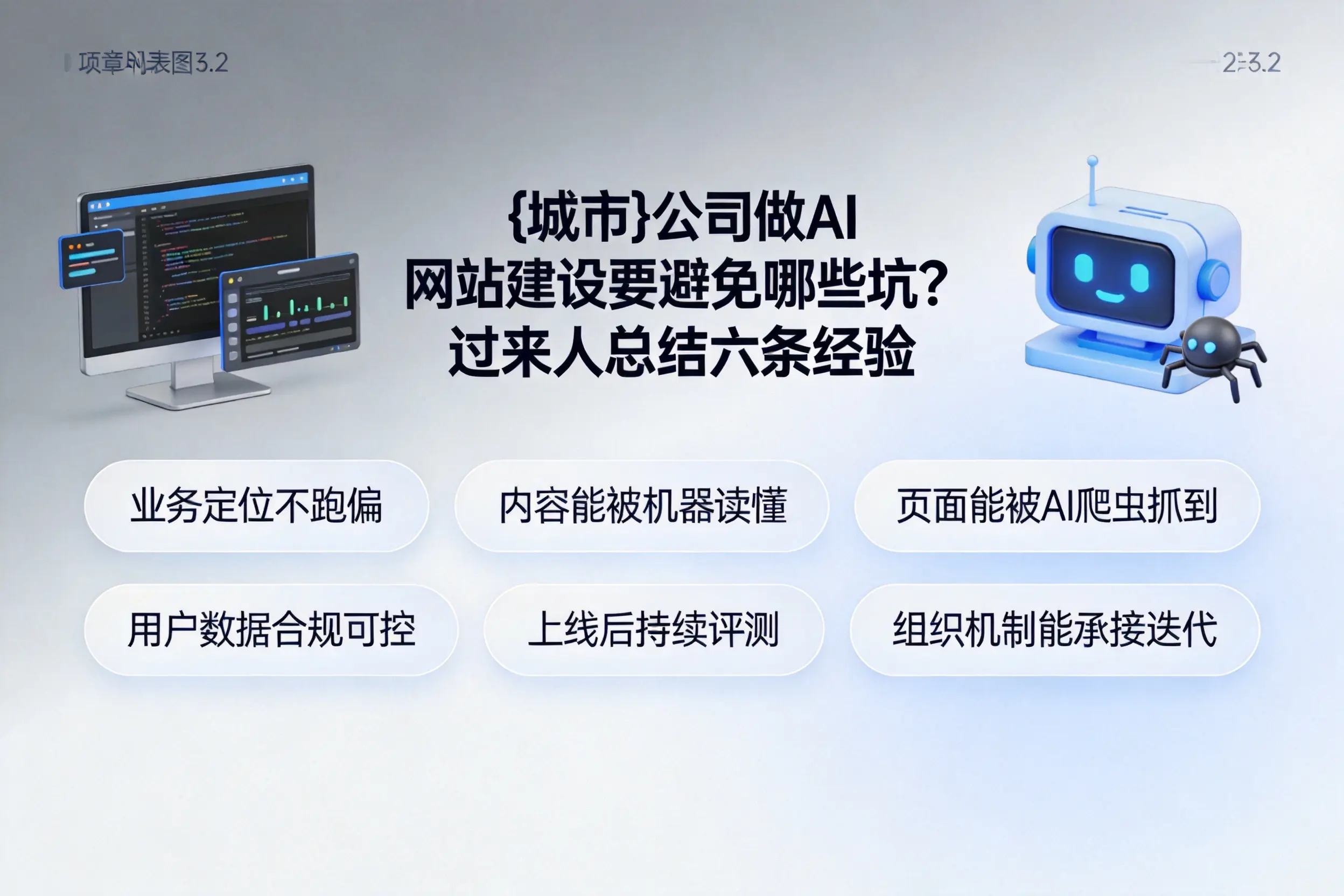 中卫公司做AI网站建设要避免哪些坑？过来人总结六条经验