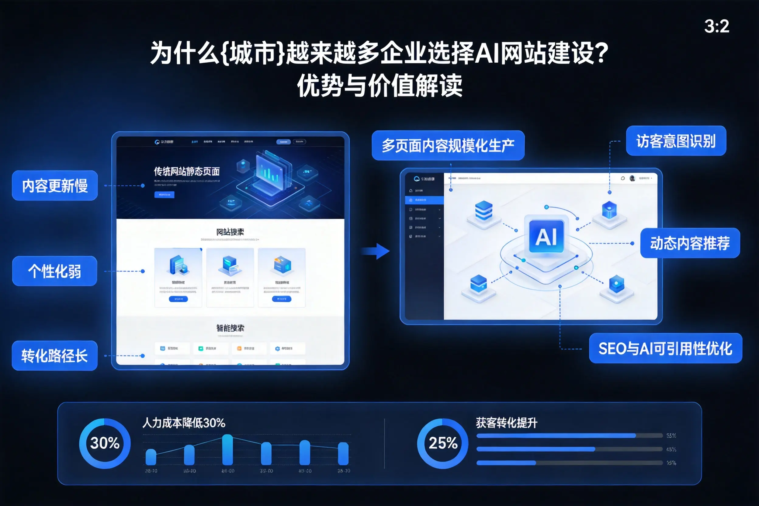 为什么中卫越来越多企业选择AI网站建设？优势与价值解读