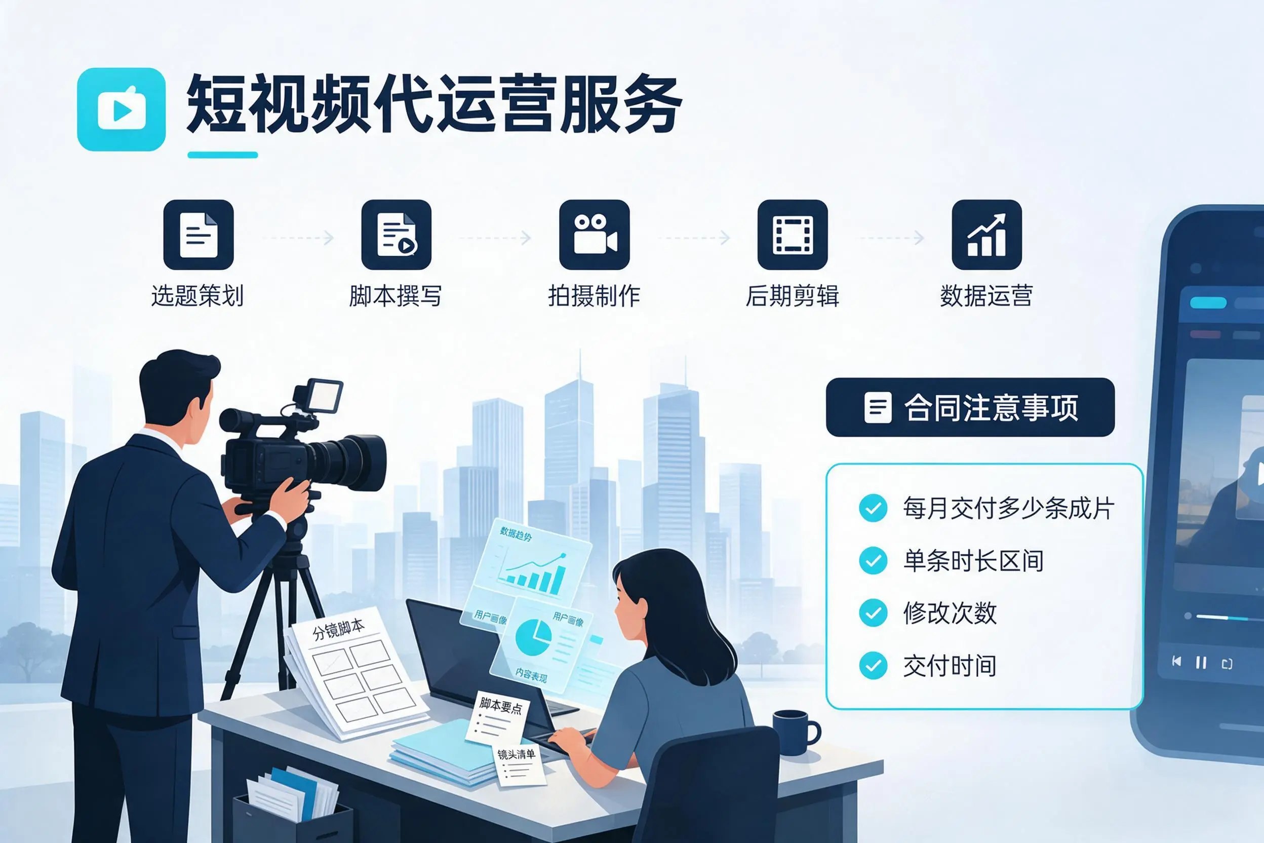 短视频代运营包含哪些服务？中卫企业常见问题科普