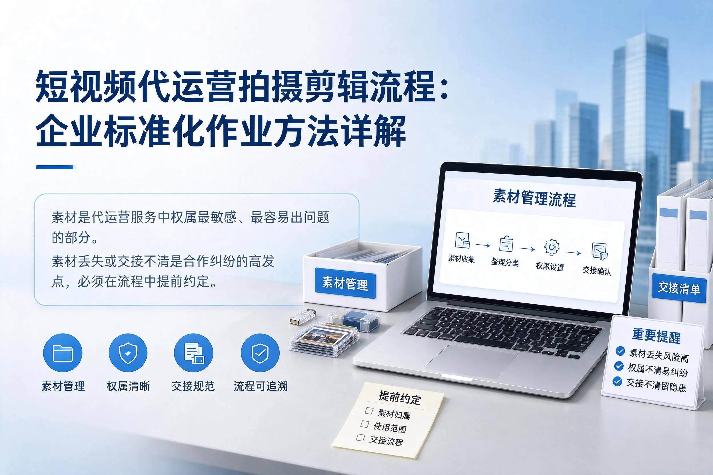 短视频代运营拍摄剪辑流程：中卫企业标准化作业方法详解
