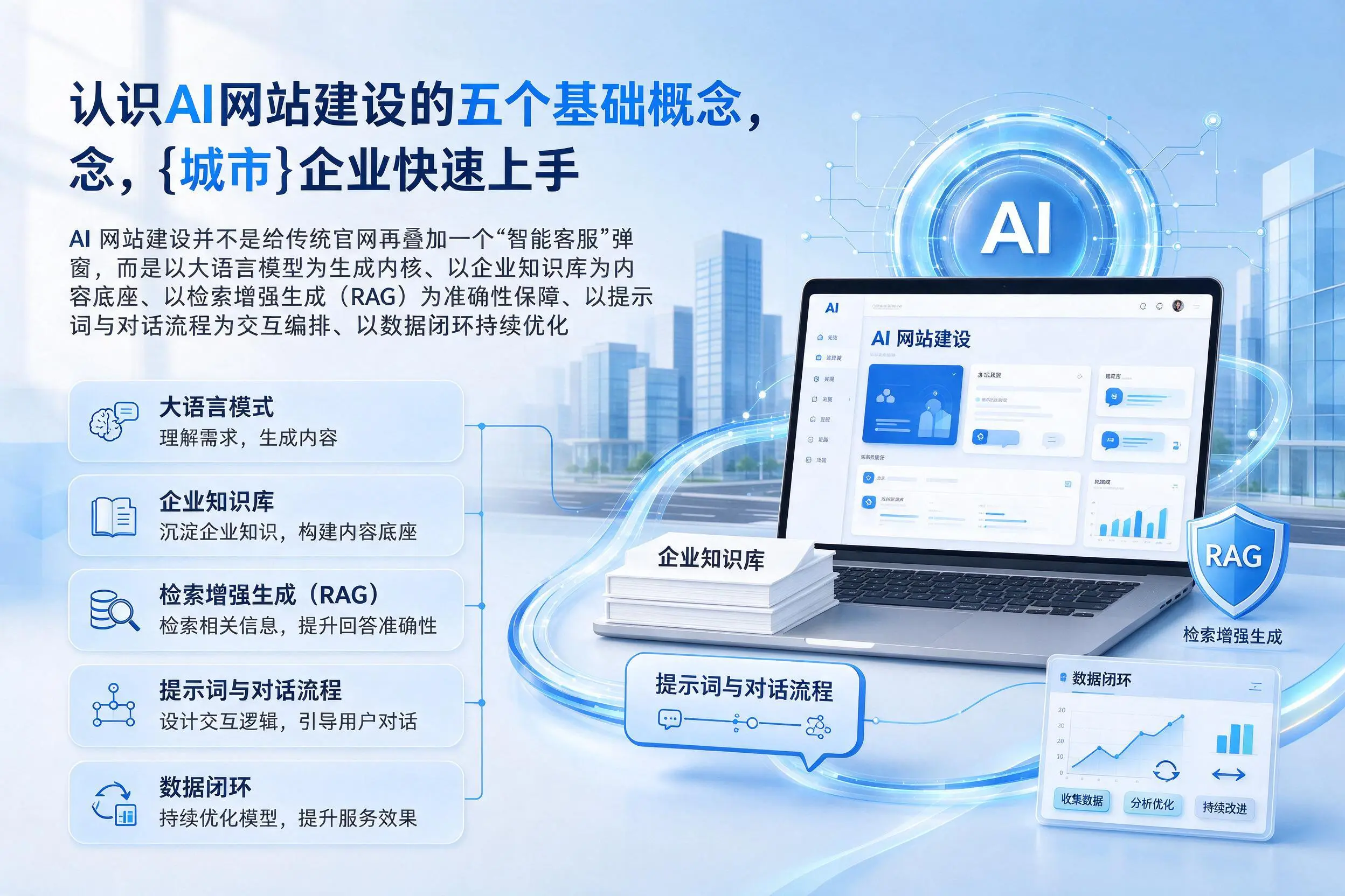 认识AI网站建设的五个基础概念，中卫企业快速上手
