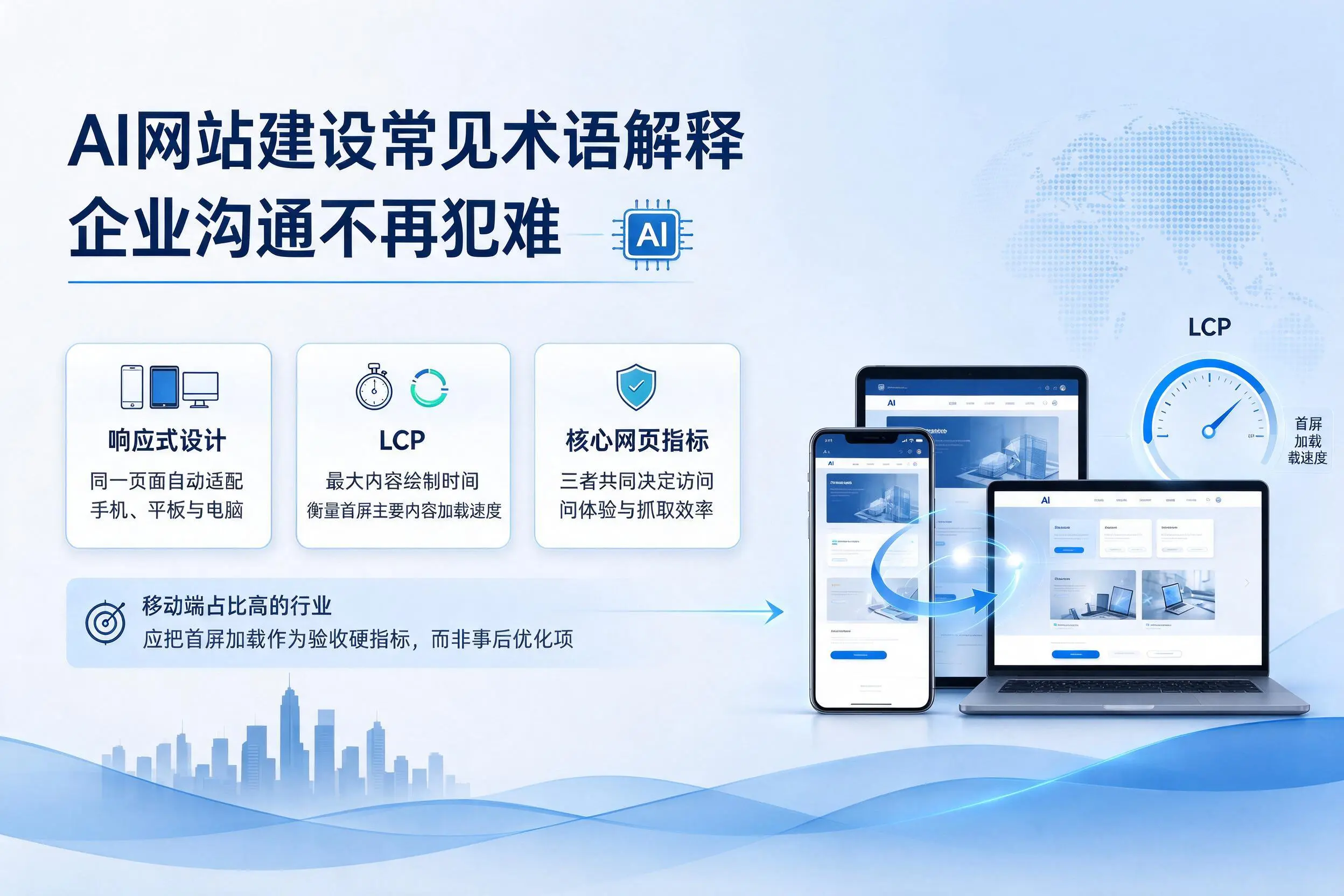 AI网站建设常见术语解释,中卫企业沟通不再犯难