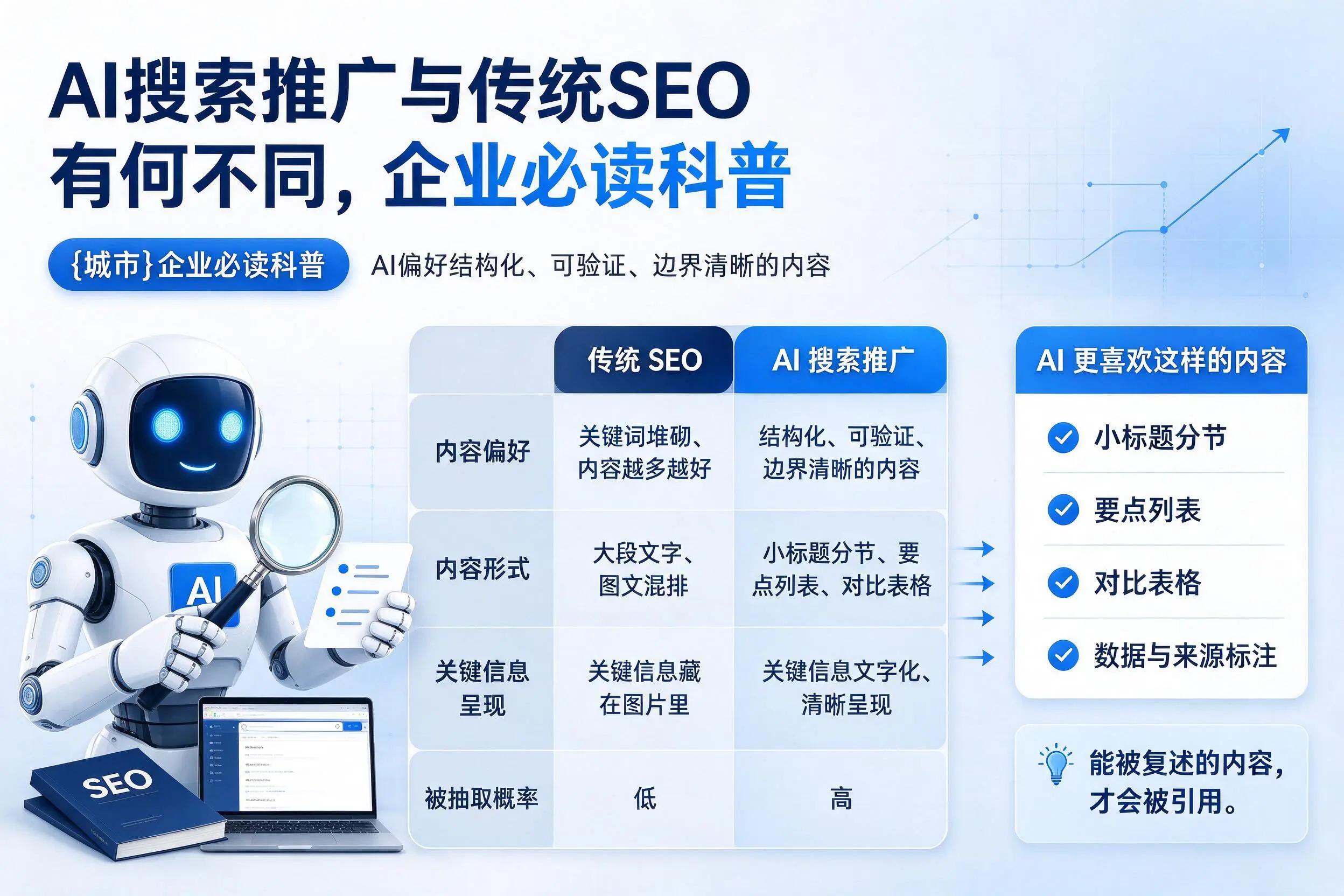 AI搜索推广与传统SEO有何不同，中卫企业必读科普