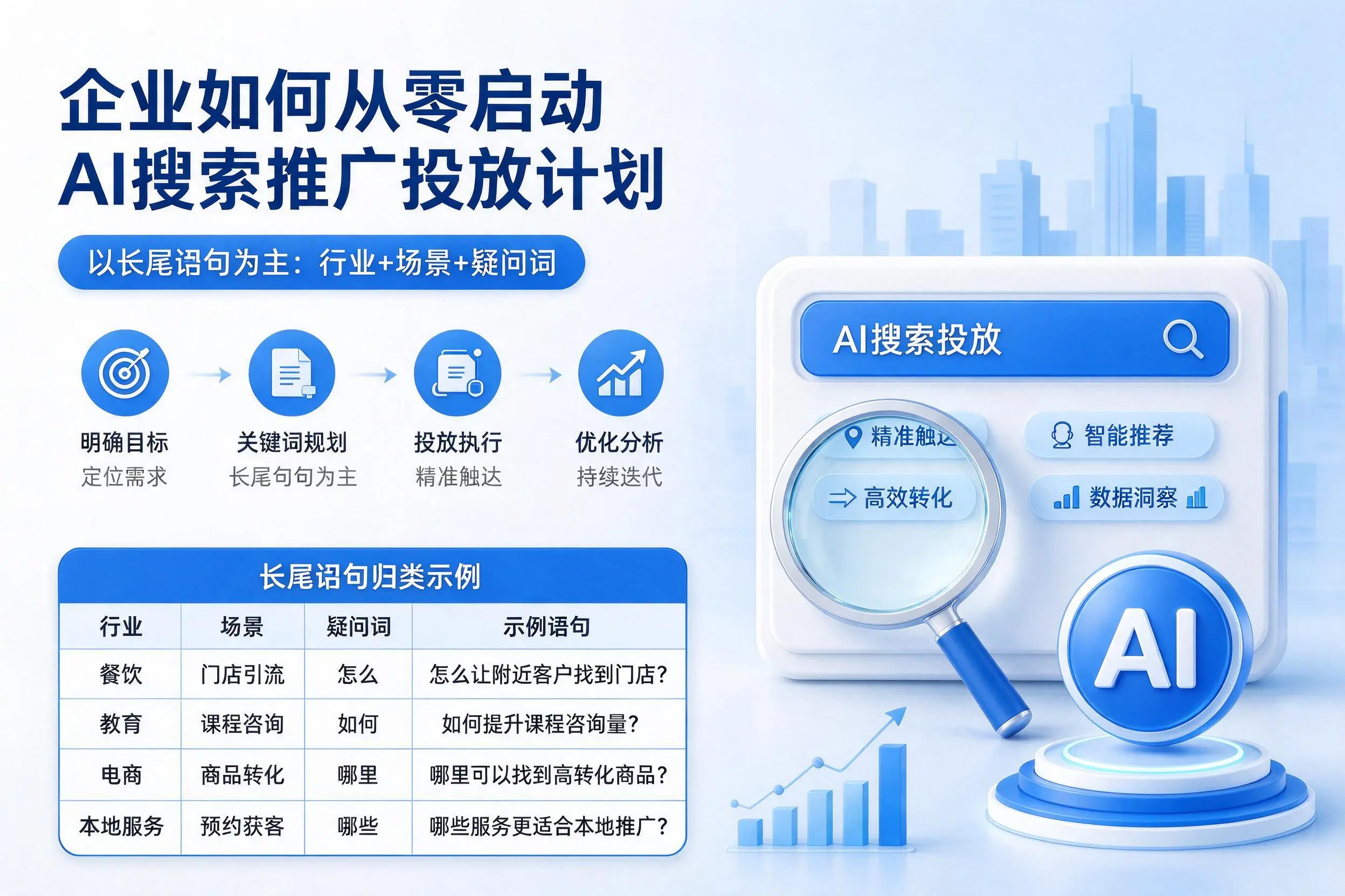 中卫企业如何从零启动AI搜索推广投放计划